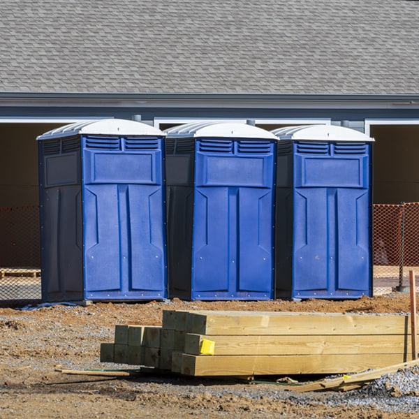 what is the maximum capacity for a single portable restroom in Trail MN